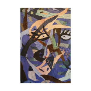 Originalus mišrių medijų paveikslas „Flow of Thoughts Diptych“ / Original mixed-media painting "Flow of Thoughts Diptych" – Simona Finkelštein
